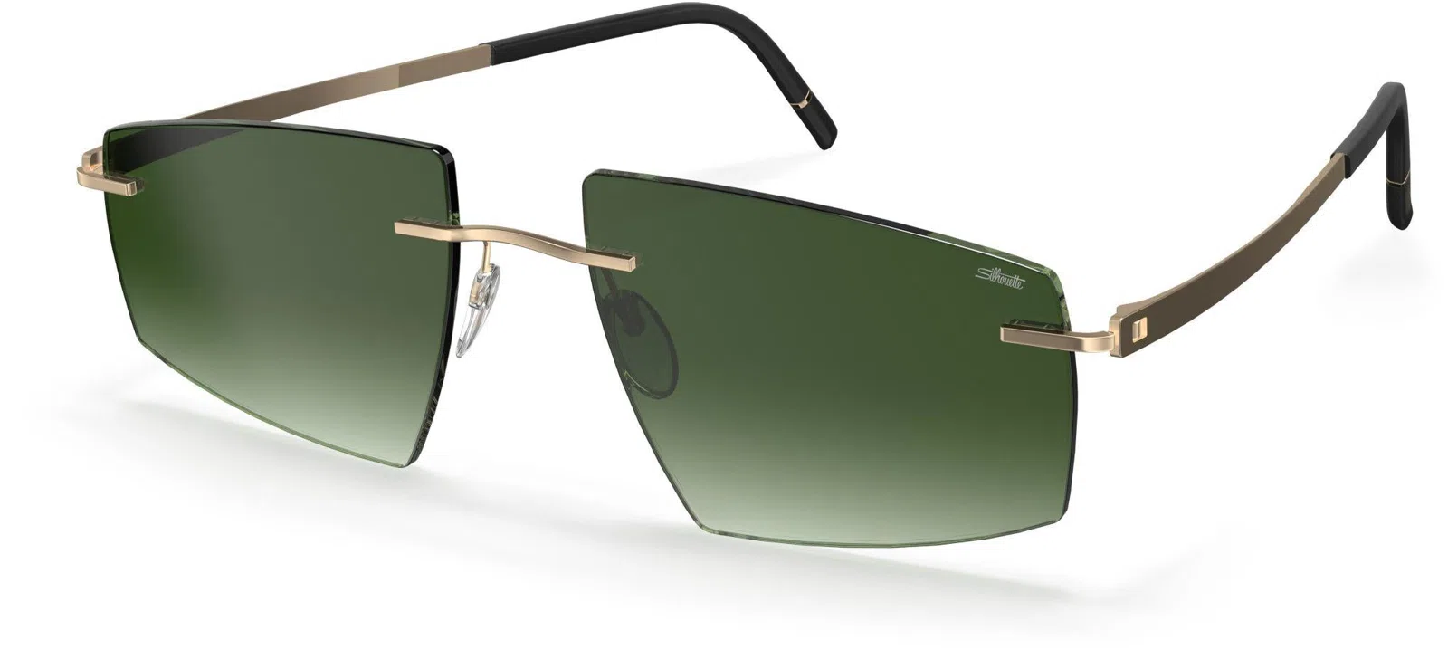 Silhouette Escondido Rimless 8747 Sunglasses - view 3